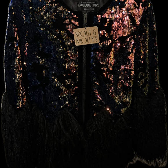 Fabulous Furs Sequin Jacket Donna salyers - Picture 1 of 5